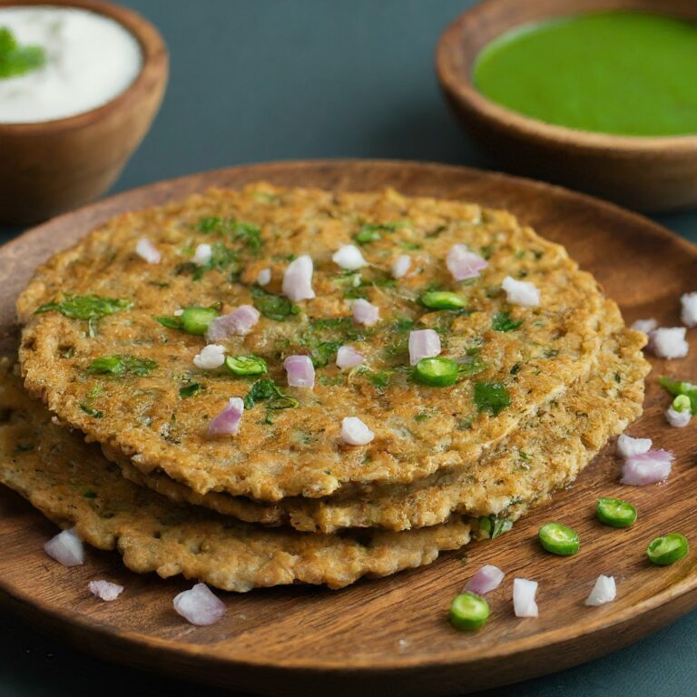 Oats crepe with seasonal vegetables