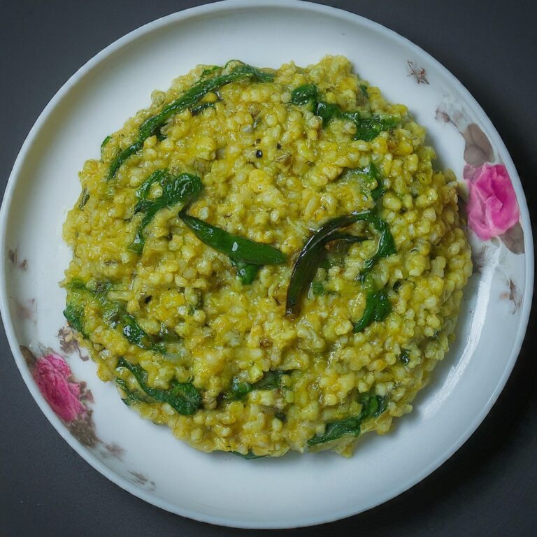 Palak Bajra Khichdi Recipe